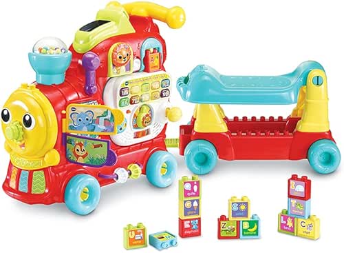 VTech - Maxiloco, Mon Trotti Train 7 en 1, Trotteur