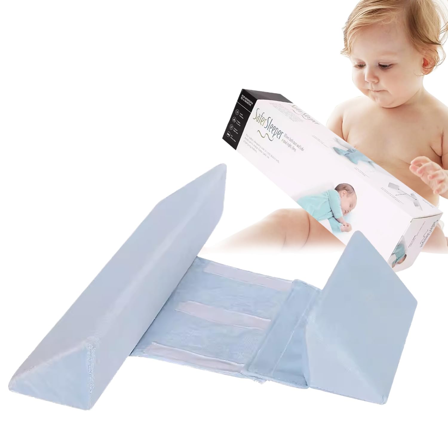 Baby Side Sleeper Weddge Breathable Pillow Removable and Washable Breathable Bedding Set Medium