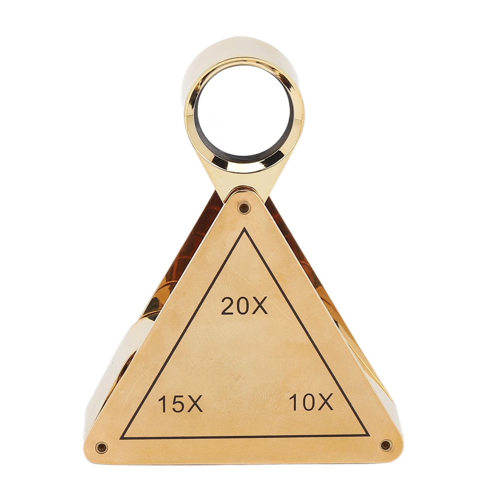 Taschenlupe, 10-Fach, 15-Fach, 20- Faltbare Handlupe, Tragbare Lupe mit Aufbewahrungstasche Zum Lesen, Inspektion, Schmuck, Felduntersuchung, Naharbeit