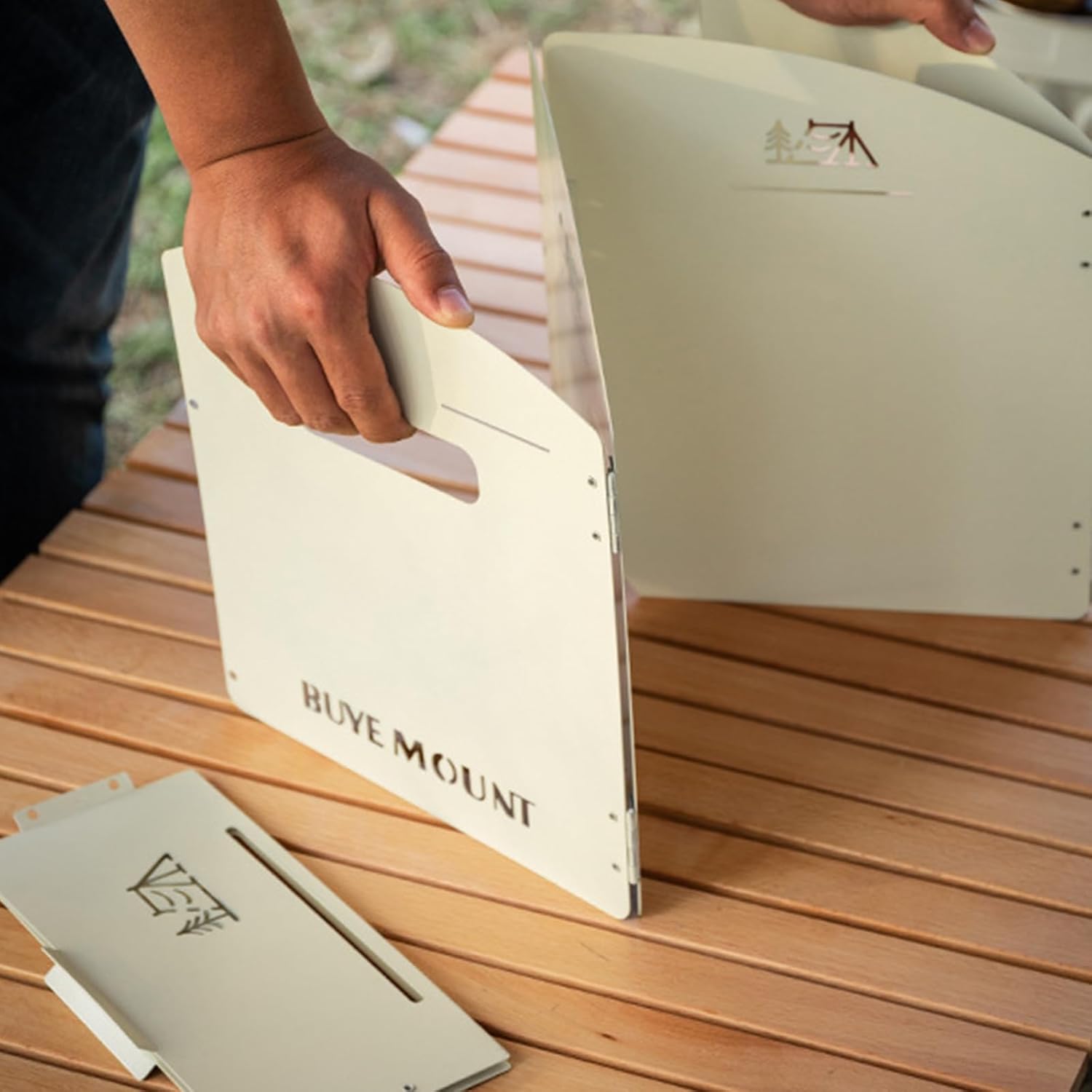 Burners Windshield Compacts Folding Camp Stove Windshield Windproof Face Guards for Trekking Biking Camping Gears