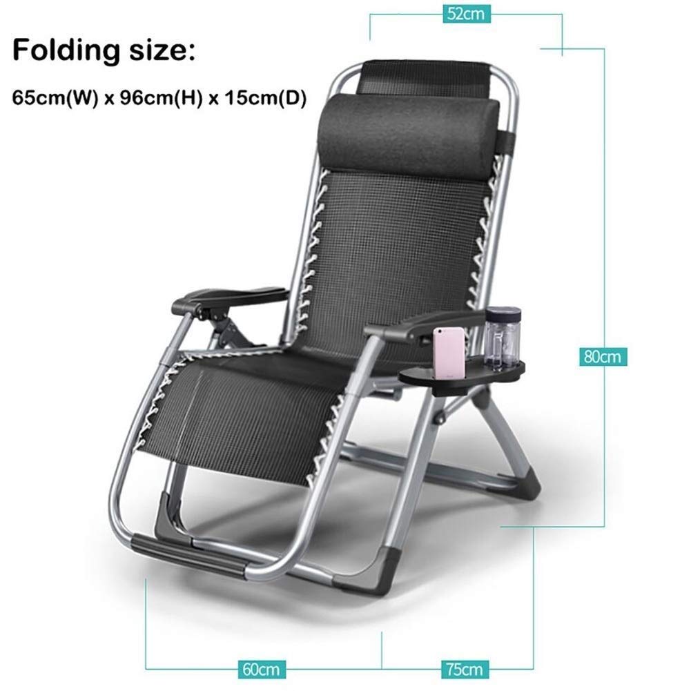 Liegestuhl Klappbar CHAIRQEW Schwereloser Gartenliegestuhl