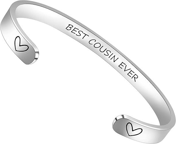Btysun Bracelets for Women Mothers Day Bracelet Gifts from Daughter Inspirational Gifts for Women Graduation Gifts for Her Motivational Birthday Cuff Bangle Friendship Personalized Mantra Jewelry…