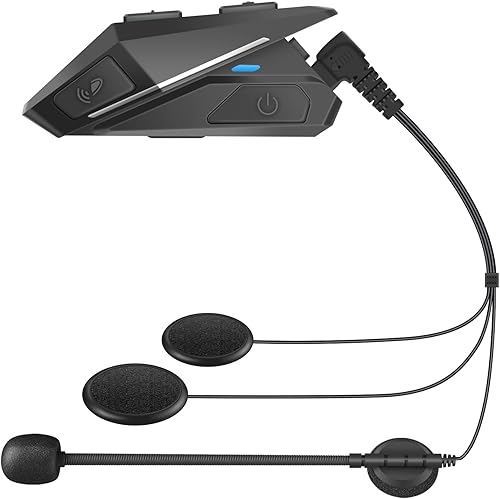 Miniatura 8 de VR-robot Auriculares Bluetooth para casco de motocicleta, Bluetooth 5.0, auriculares deportivos de motocicleta, auriculares de motocicleta,