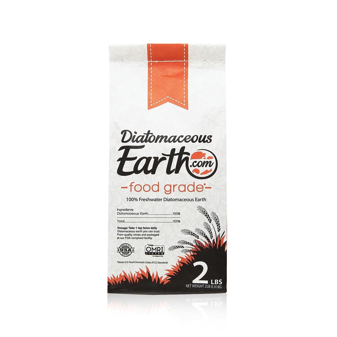 Diatomaceous Earth 2 Lbs Food Grade DE - Includes Free Scoop