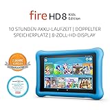 Fire HD 8 Kids Edition-Tablet, 8-Zoll-HD-Display, 32 GB, blaue kindgerechte Hülle (vorherige Generation – 8.).