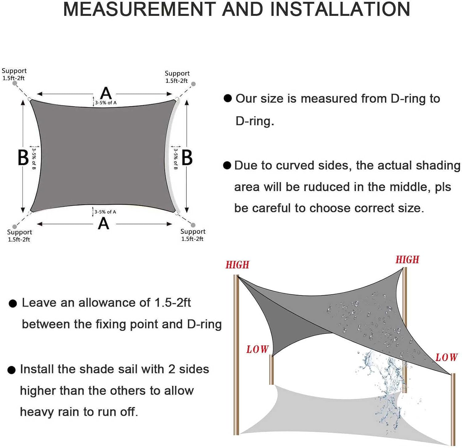 Purple,2x2x2m,Triangle Sun Shade Sail Waterproof Shade Sail Durable Awning for Patio with Hardware Kit,95% UV Block Outdoor Garden Canopy for Party Backyard Lawn