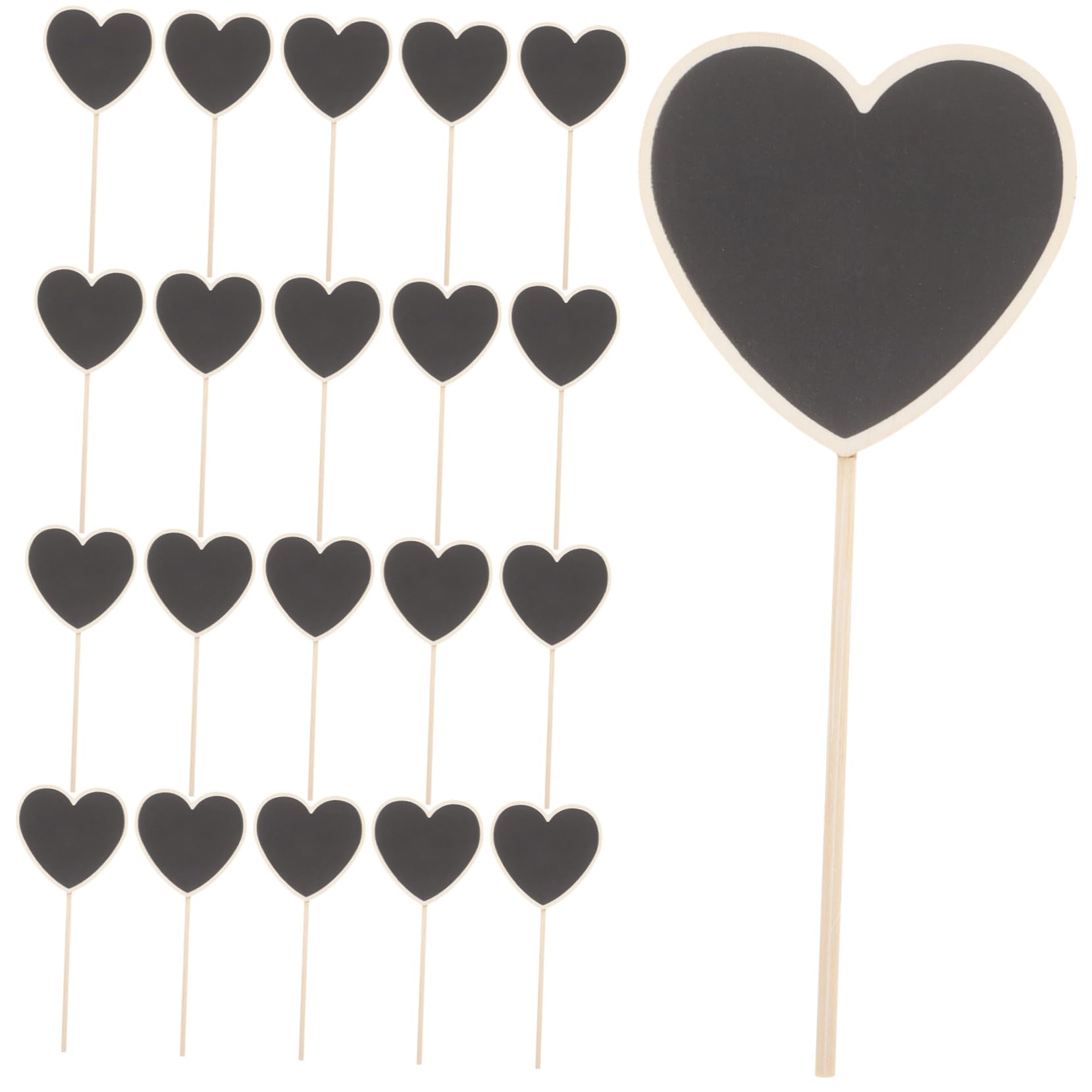 VICASKY 150 Pièces Étiquettes Cœur Ardoise pour Plantes Jardin Piquets Décoratifs Durables Marqueurs Jardin pour Pots et Accessoires Pratiques pour Fleurs et Légumes