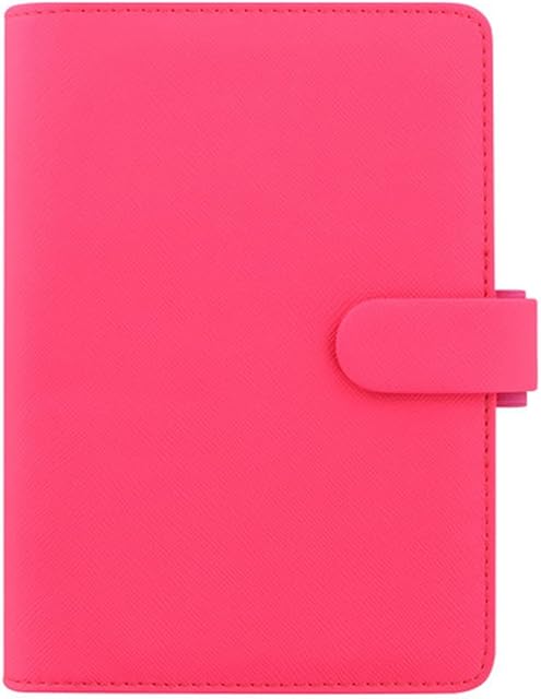 Filofax Personal Saffiano fluro pink organiser