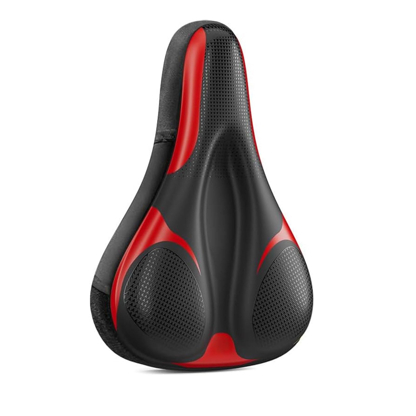 Bike Seat Cushion for Schwinn Paramount Peloton Sierra Speedster Super Sport, Gel Comfort Shockproof Bicycle Seat Pad Road Bike Seat Pad Men Women Outdoor Cycling Accessories,C/Red normal C/Red