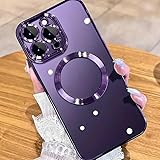 Case for iPhone 11 Pro Max, Full functionality maintained via Precise Speaker and Port Cutouts and Easy-Press Buttons, Purple