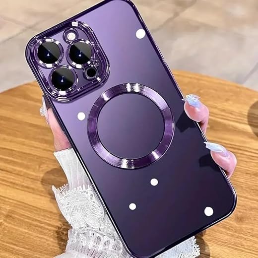 Case for iPhone 11 Pro Max, Full functionality maintained via Precise Speaker and Port Cutouts and Easy-Press Buttons, Purple