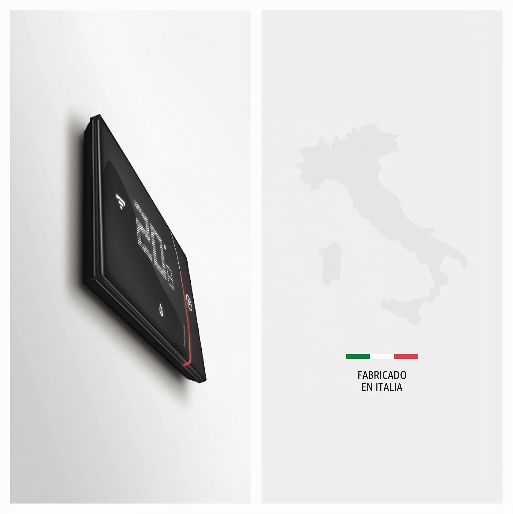 BTicino SXG8002 – Termostato Inteligente WiFi Smarther2 con Netatmo, termostato de Caldera empotrable, programable, Control de Encendido/Apagado también con aplicación, Alexa y Google, visualización