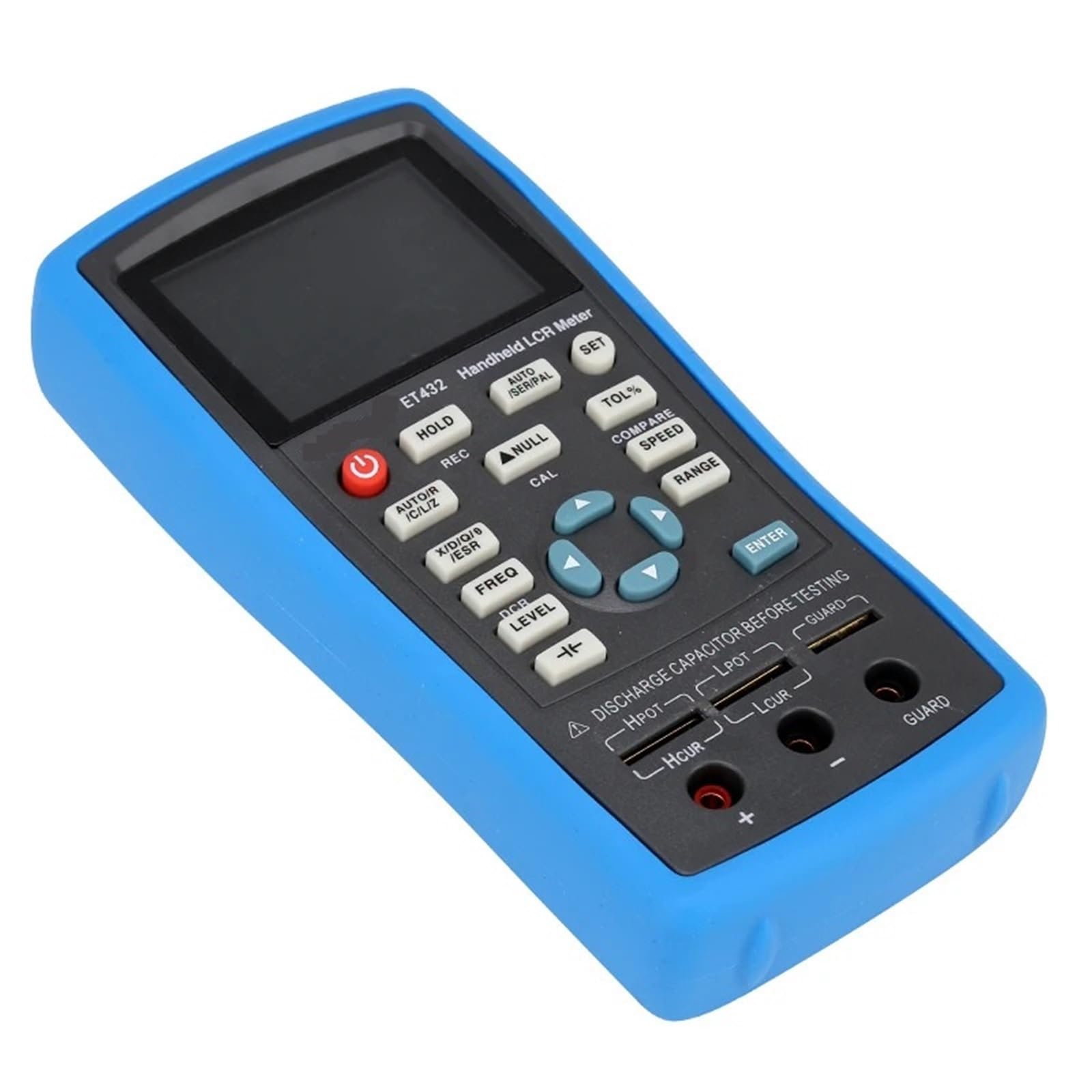 Multimetr cyfrowy, LCR Cyfrowy miernik mostkowy ET430 ET432 USB Przenośny o wysokiej precyzji pojemnościowy indukcyjny pomiar rezystancji Wyświetlacz cyfrowy Wszechstronne możliwości pomiarowe(ET432)