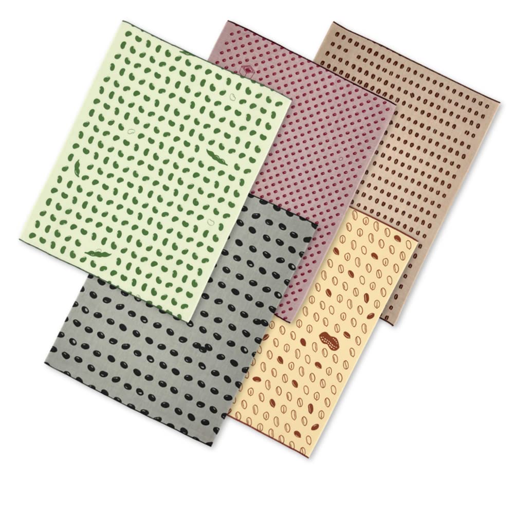 cankeri Half Tenugui, Bean Diaper, Set of 5 Beans