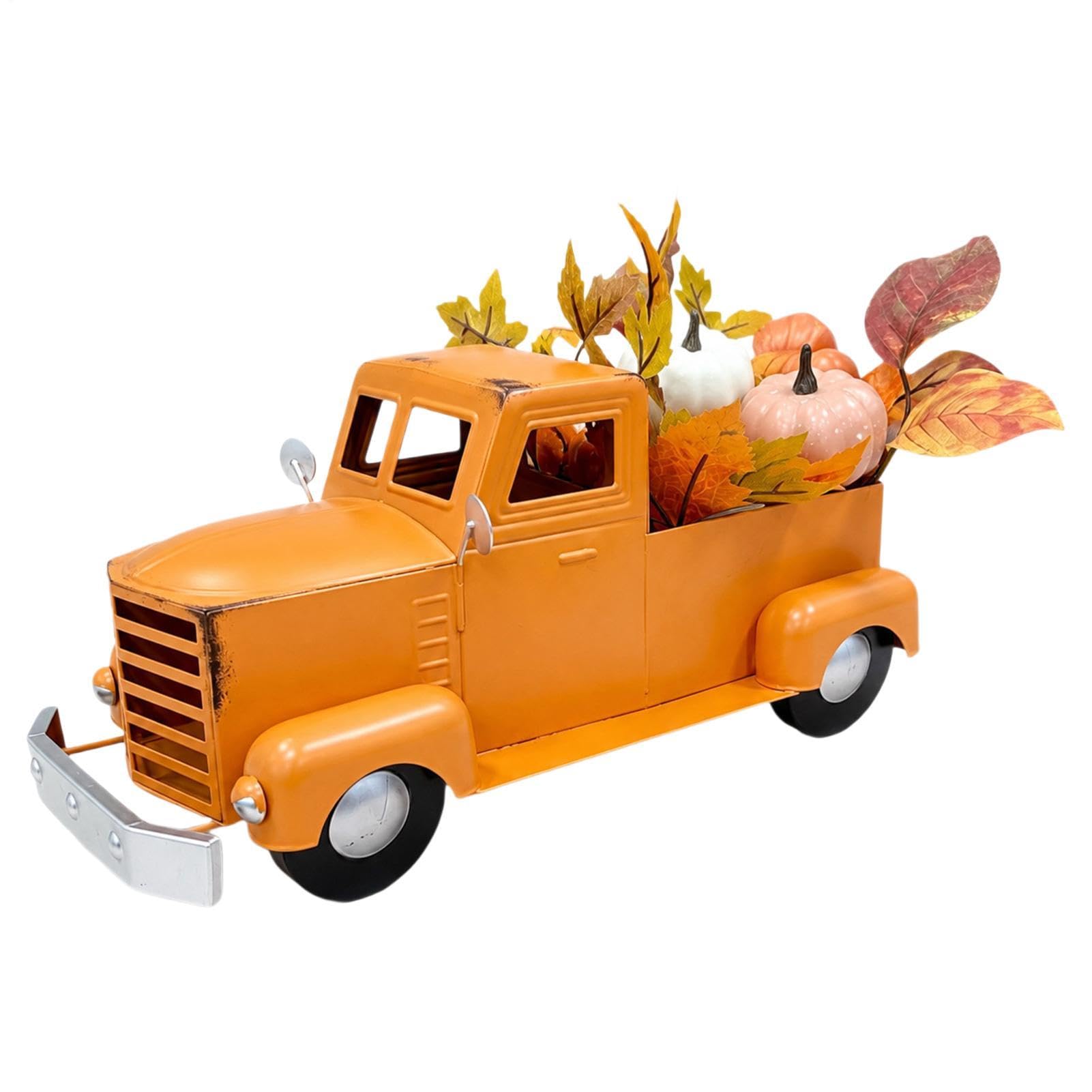 Générique Deko LKW Dekoration Büro Pickup Thanksgiving aus Metall 32 cm