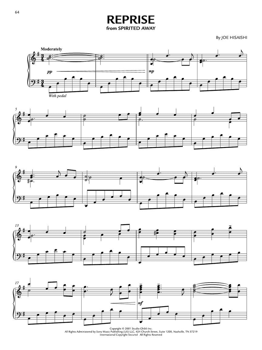 Joe Hisaishi Piano Solo Collection
