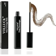 Root Touch up Stick, Hair Concealer Stick with Brush Light Brown | Hair Color Finishing Stick, Grey Hair Coverage, Hair Thickening, Temporary, Natural Finish, SweatProof, Root Concealer