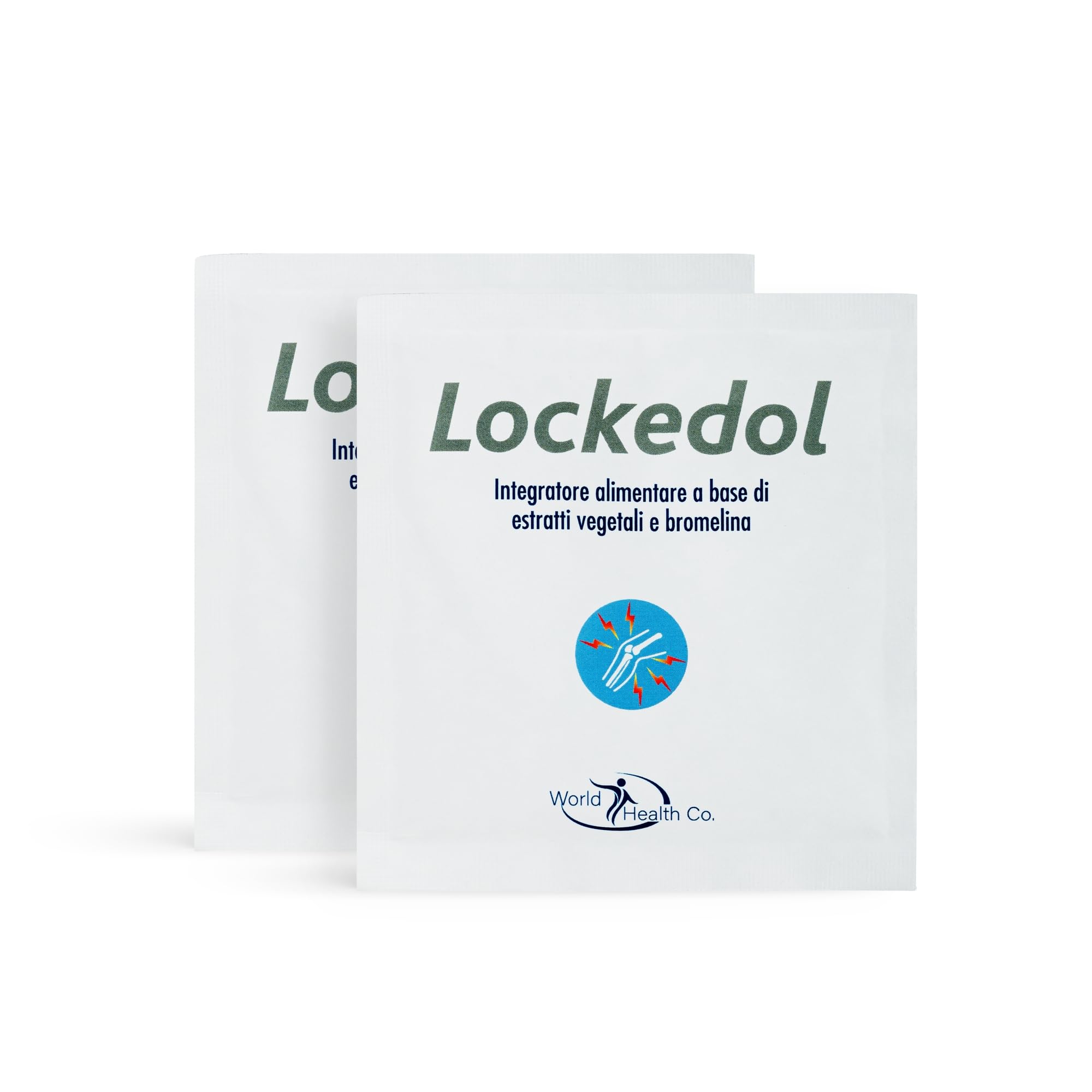 Lockedol, Integratore con Estratti Vegetali e Bromelina per Funzionalità Articolare, 20 Bustine da 12g
