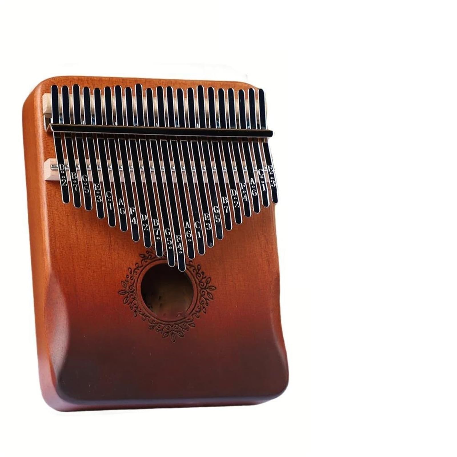 Początkująca Kalimba Kalimba 21klawiszowa Kciukowa Z Młotkami Do Strojenia I Przenośną Torbą Dla Początkujących Dorosłych(Style-Flower)