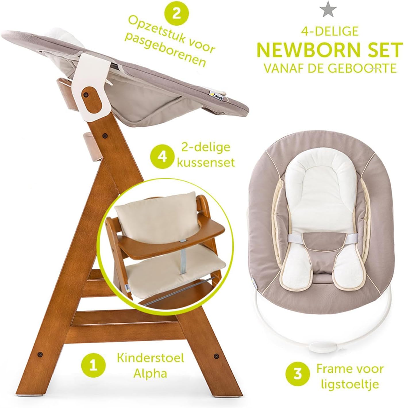 hauck Kinderstoel Alpha Plus Newborn Set