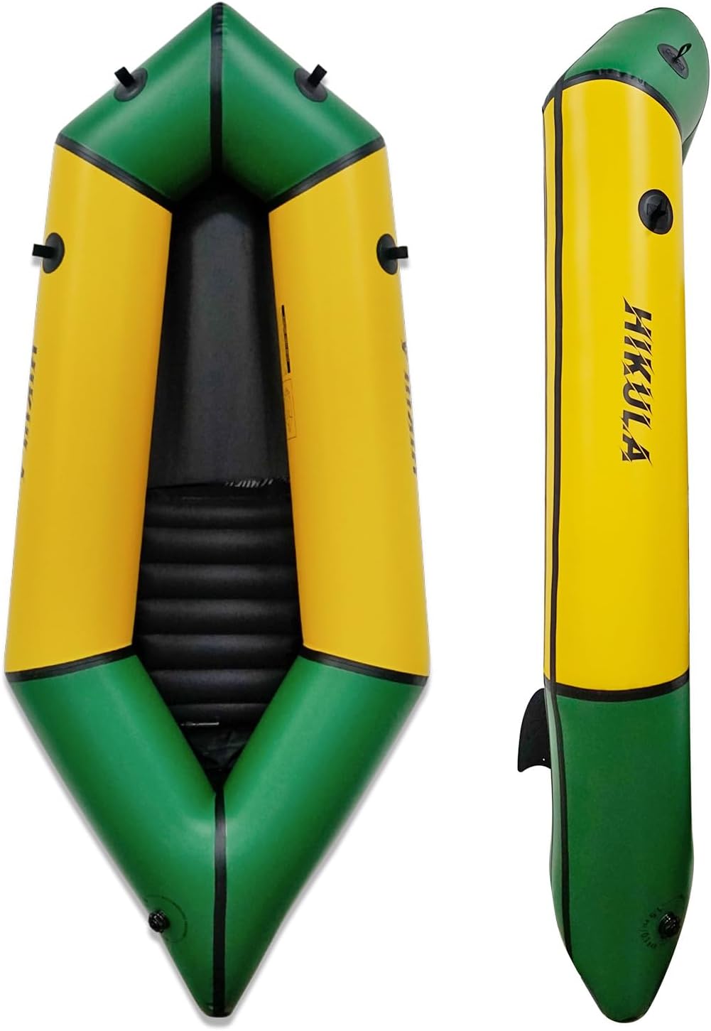 Inflatable Lightweight TPU PackRaft Eco-Friendly White Water Rafting Micro Inflatable Kayak Canoe Carry Bag Included