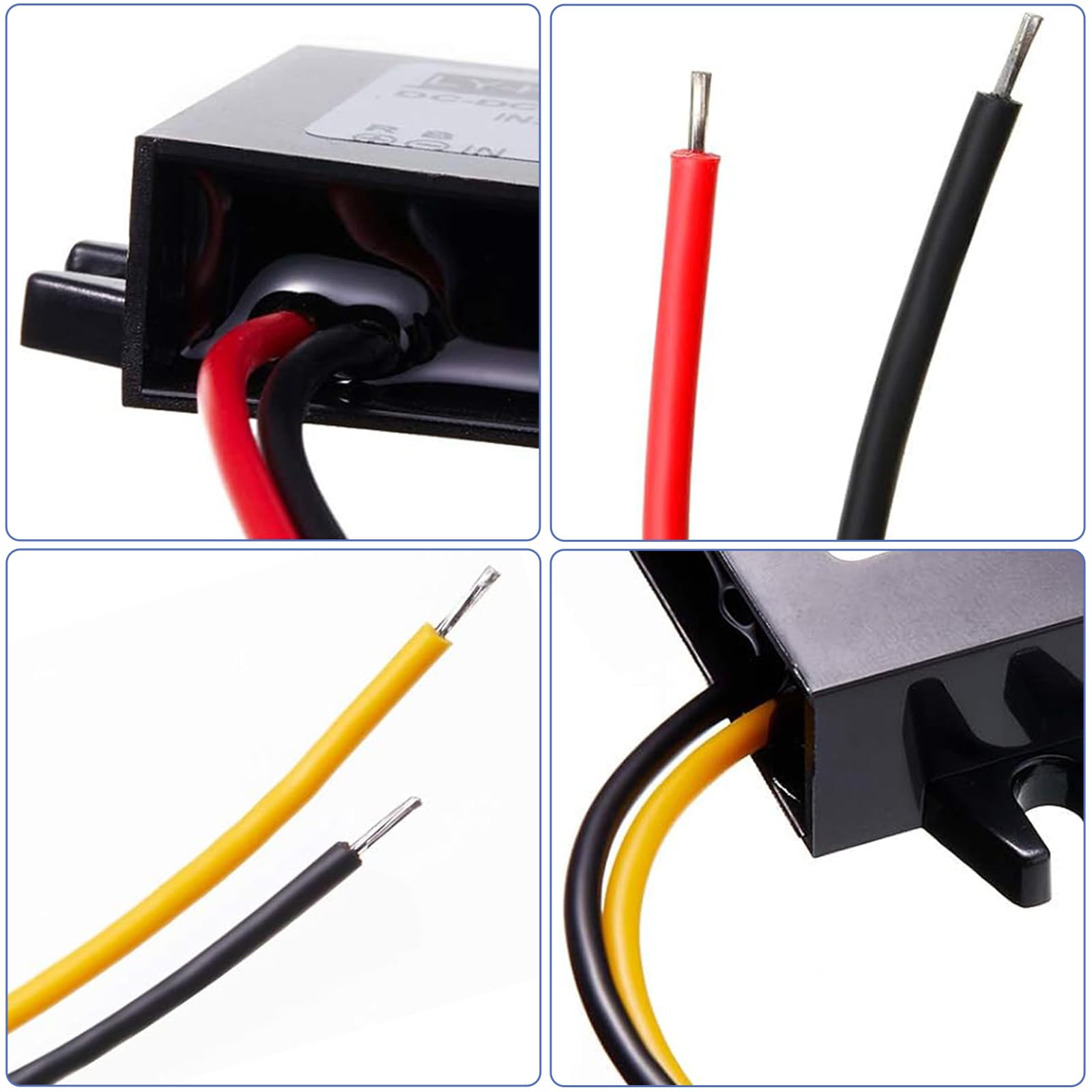 Convertitore Impermeabile 12v, Convertitore da 12V a 5V 3A, Step Down, Trasformatore 3A