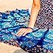 Folkulture Set of 2 Mandala Tapestry Hippie Indian Round Mandala Beach Blanket Picnic Table Cover Boho Gypsy Cotton Tablecloth Beach Towel Meditation Rug Circle Yoga Mat - 72 Inches, Blue and Pink