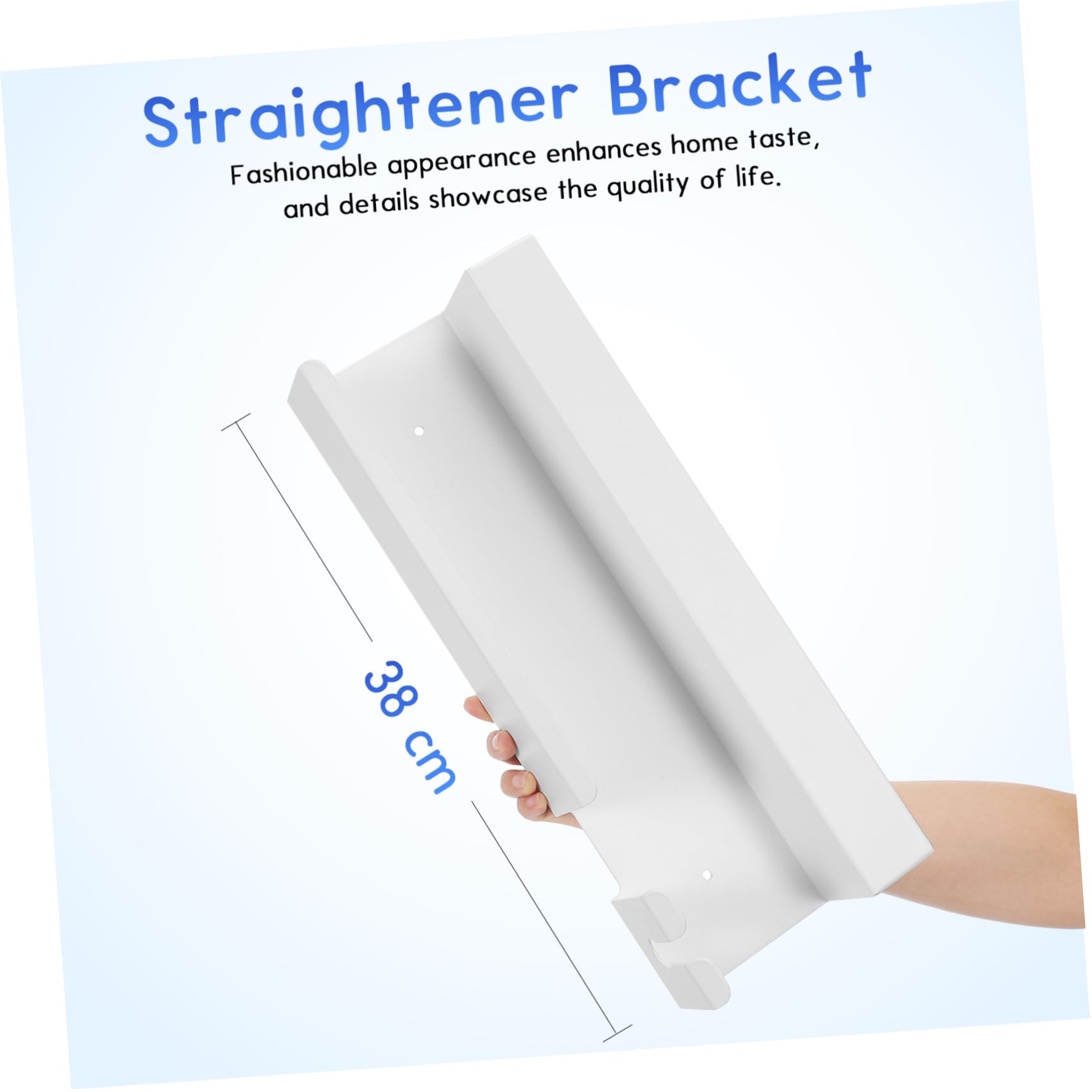 KOMBIUDA No Drill Aluminium Haartrockner Wandhalterung Hitzebeständiger Organizer für Föhn Glätteisen und Lockenstab Multifunktionale Aufbewahrung Schnelle Montage Modernes Design für