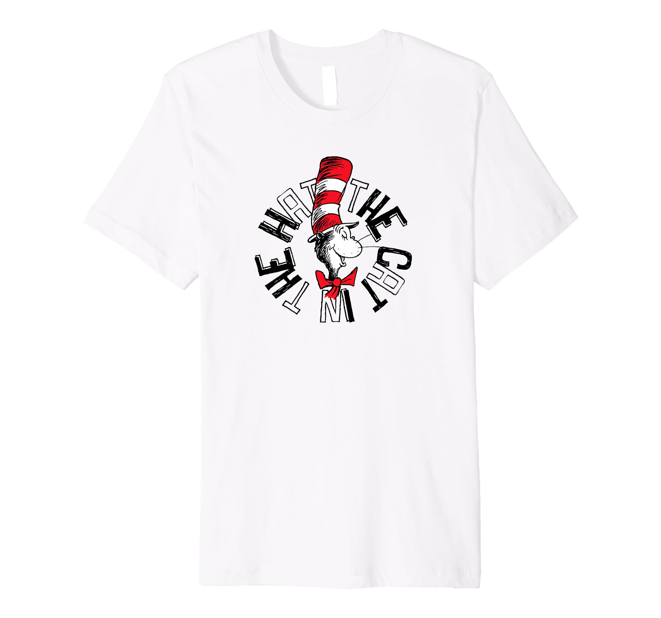 Dr. Seuss The Cat in the Hat Circle Premium T-Shirt