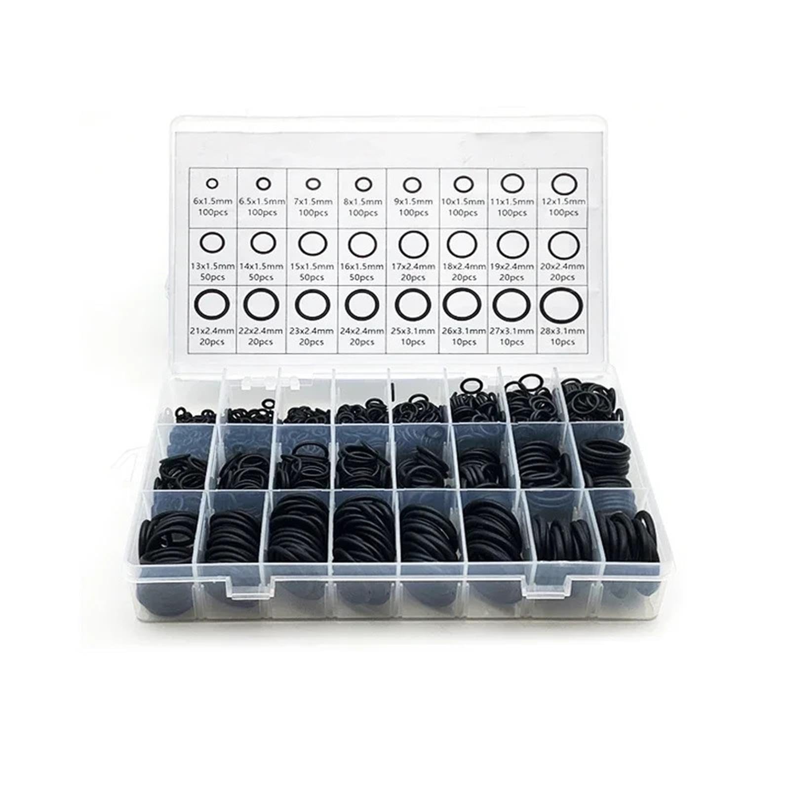 1200-teiliges O-Ring-Dichtungsscheiben-Set