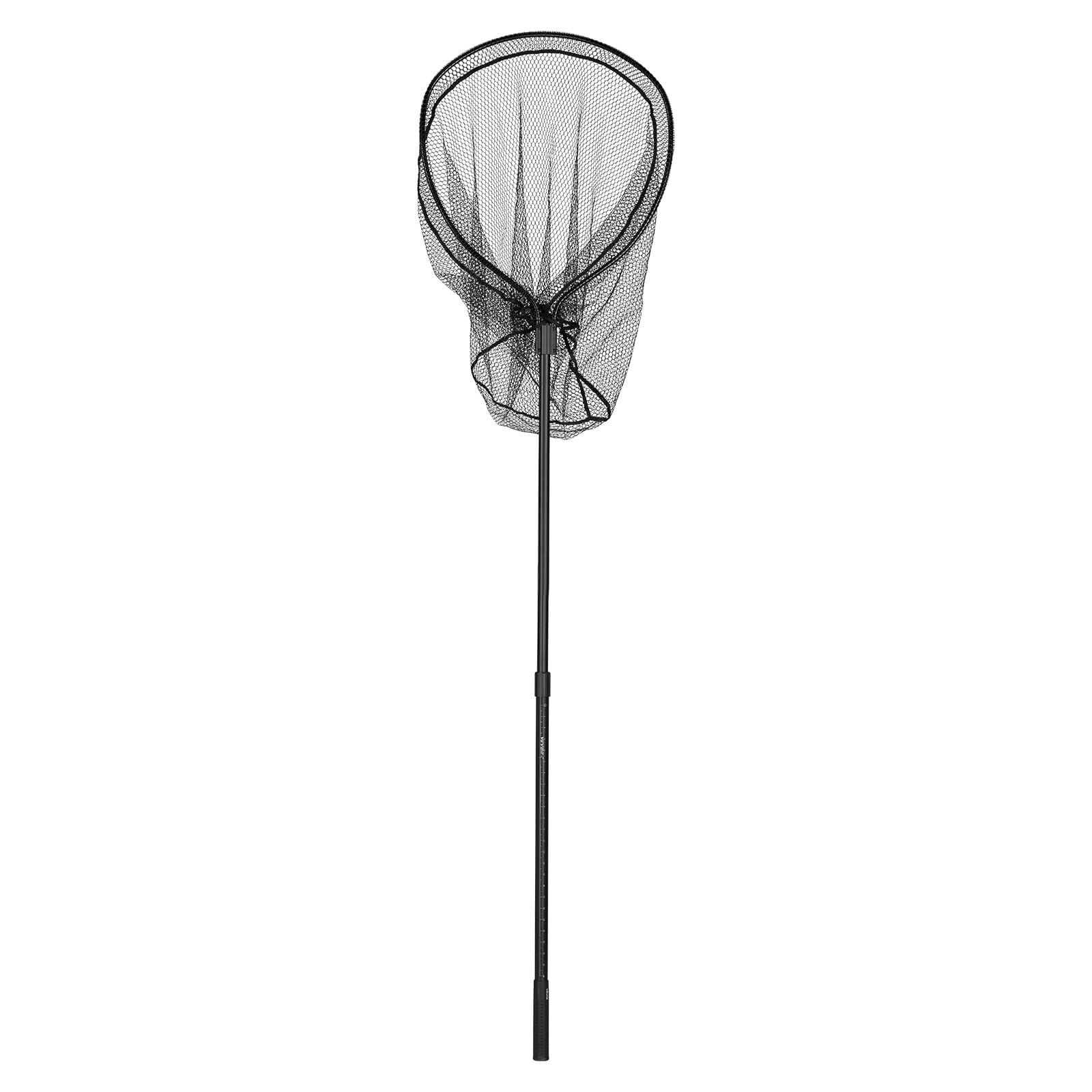 VEVOR Retino da Pesca con Asta Telescopica, Rete per Pescatori Lunghezza Asta 960 mm Antiscivolo, Fibro di Carbonio PVC Rivestito in Nylon, Retino da Pesca Carico max 10 kg da Stagni Lago Kayak Barche