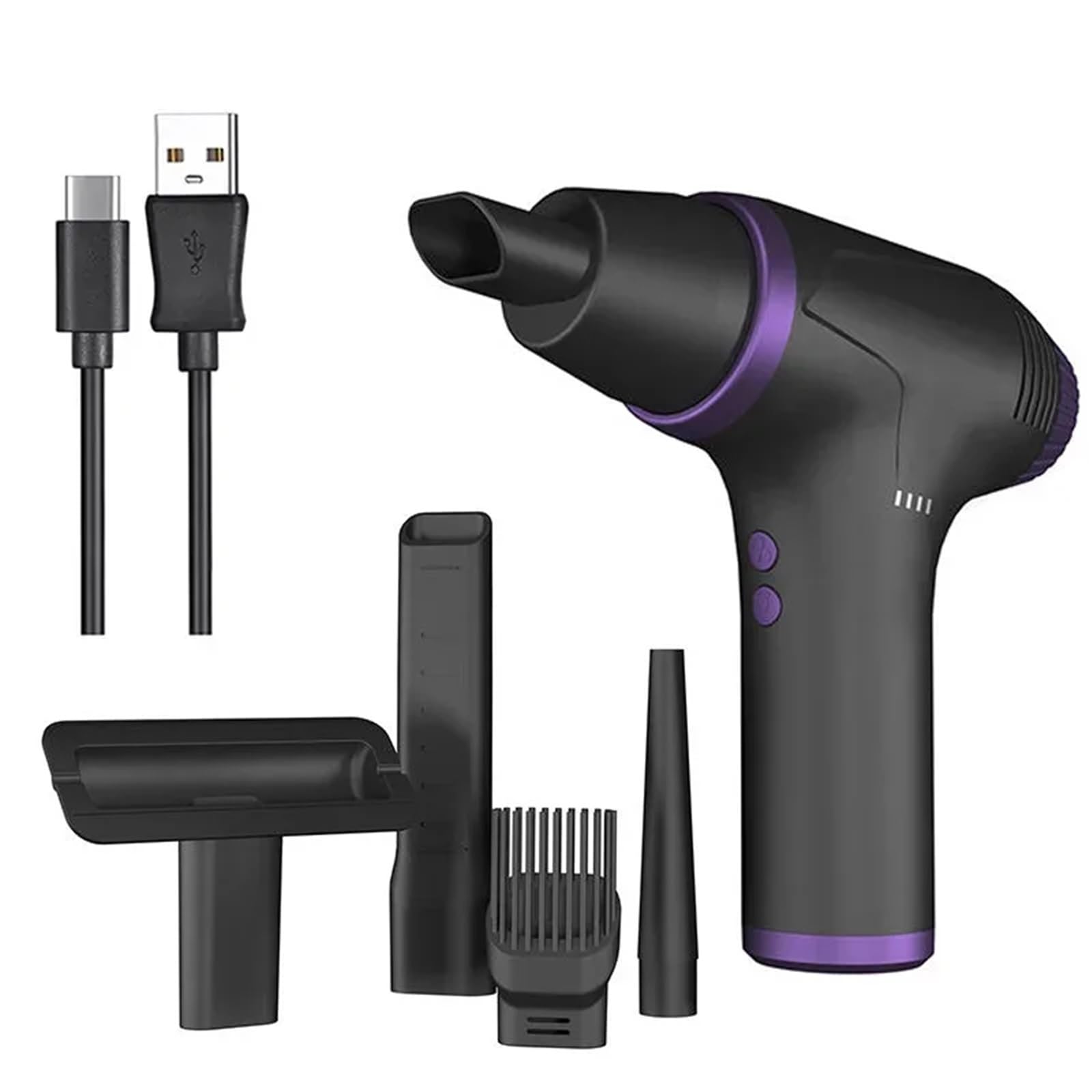 Portable Brushless Car Vacuum 15000 mAH 2 in 1 Air Duster & Cleaner Cordless Compressed Blower for Home Cleaning