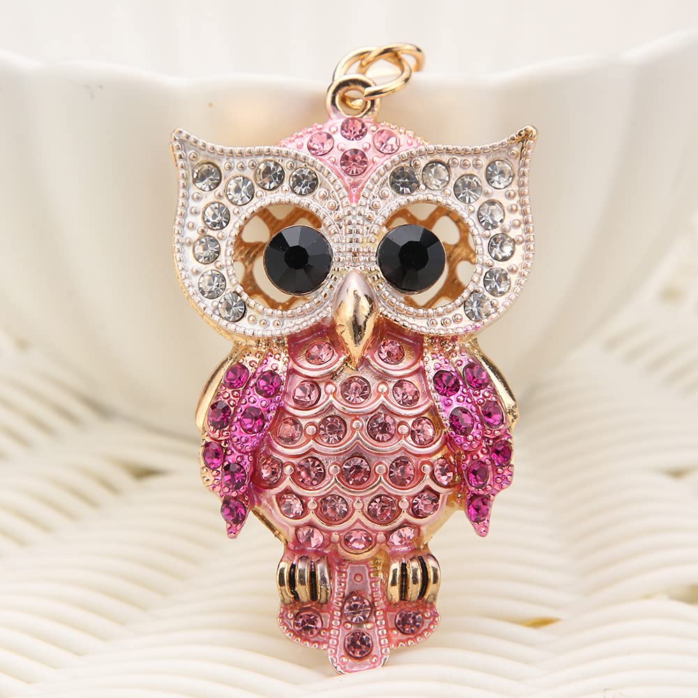 Amazon.co.jp: レディースキーホルダー可愛いフクロウキーホルダー