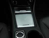 Vista 5 de YIWANG Cubierta del cenicero del ajuste del panel de la caja de almacenamiento del centro del ABS para Mercedes Benz CLA GLA una clase W117 W176 A180