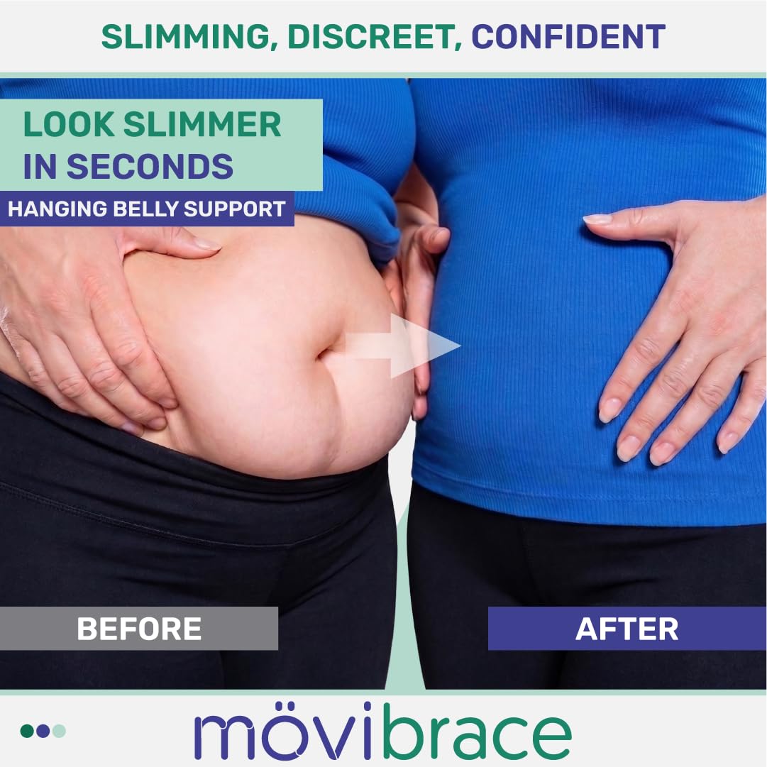 Movibrace Bauchgurt zum Aufhängen von Bauch, schwachen Bauch- und unteren Rückenmuskeln (XX-Large)
