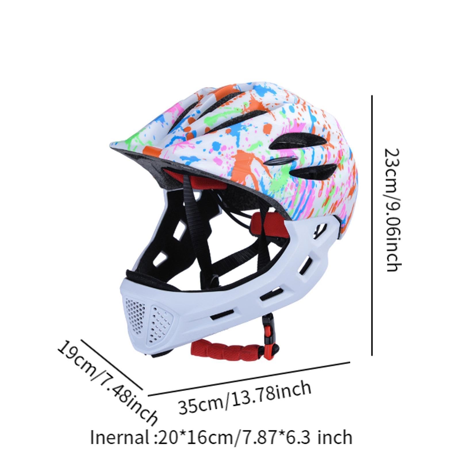 LOVIVER Casco da Bici per Bambini, Casco da Bicicletta, equipaggiamento Protettivo alla Moda, Casco Integrale Comodo, Casco da Ciclismo per Skateboard e