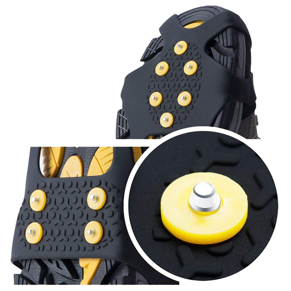 Crampons Neige Chaussures 1 Paire De Crampons Antidérapants Universels Pour Chaussures à Neige, Dispositif De Traction Pour Randonnée, Marche, Jogging - Sport Crampons Chaussures Verglas