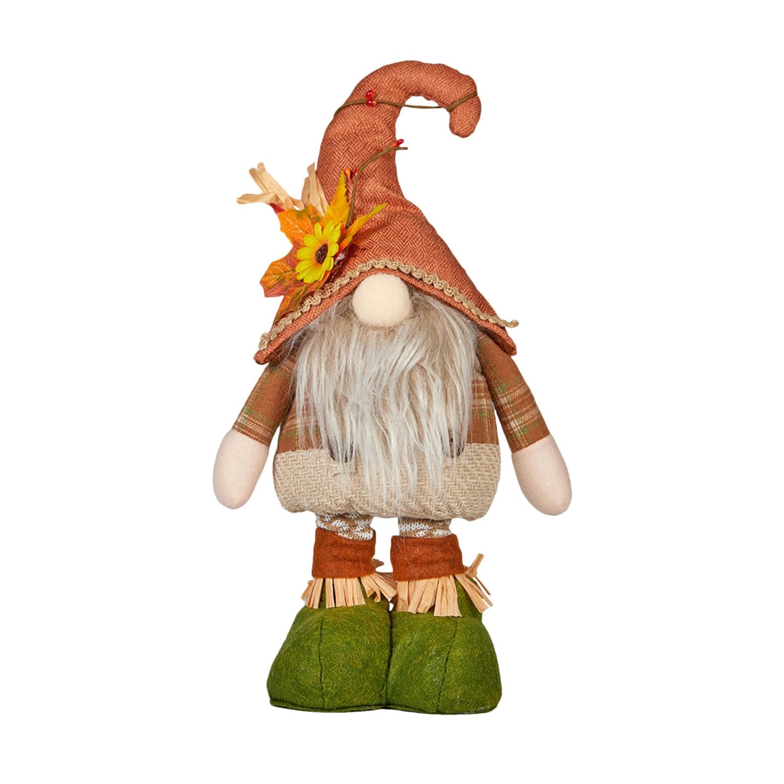 Set Di 2 Gnomi Autunnali CEWROM – Peluche Con Zucca E Girasole, Decorazione Fai Da Te Per Ringraziamento E Fattoria