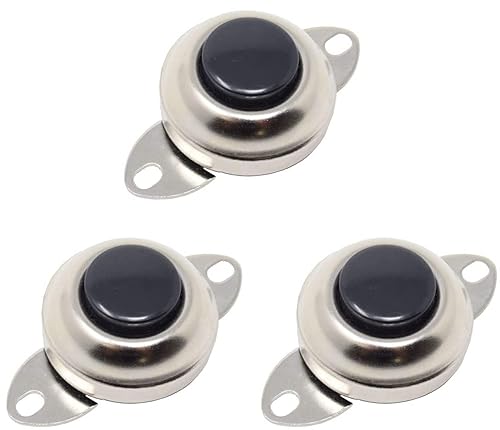 Pipeman's Installation Solution Paquete de 3 interruptores universales de bocina de 12 voltios de montaje empotrado para tren de aire