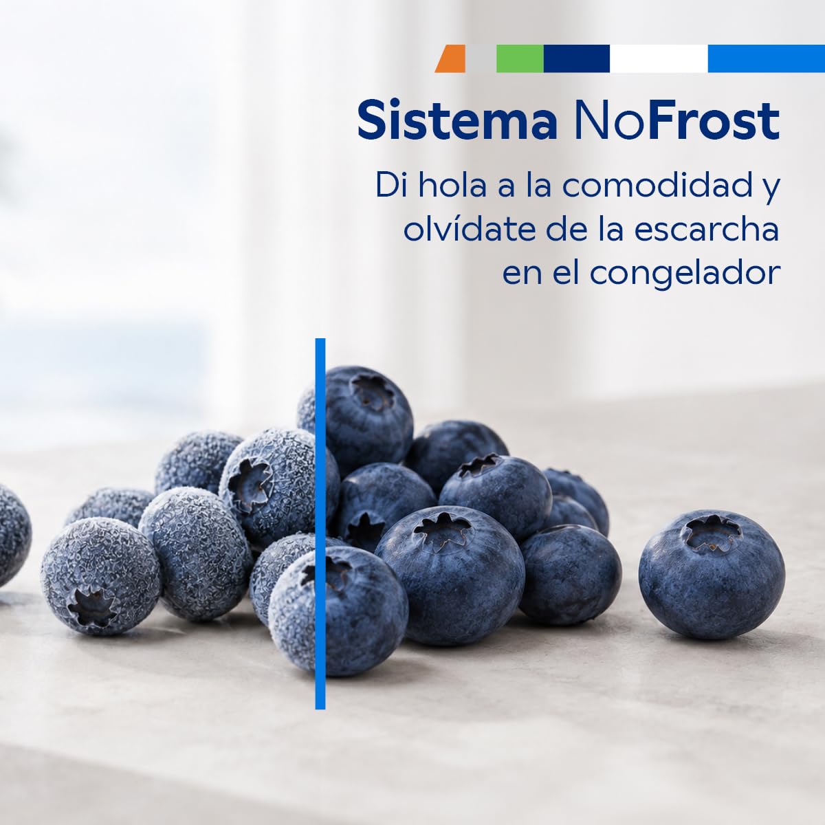 Balay - Frigorífico Combi Integrable, Puerta Deslizante, NoFrost, Cajón Fresh, 260 litros, 3KIE712F