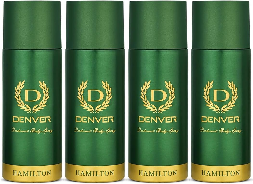 Denver 4 Hamilton Deodorant Spray - For Men (400 ml) (Ship from India)