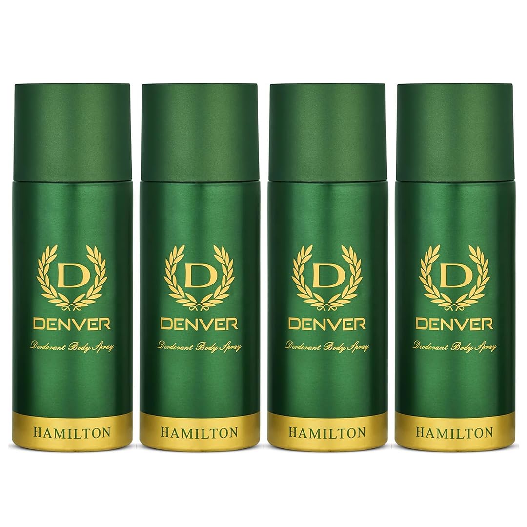 Denver 4 Hamilton Deodorant Spray - For Men (400 ml) (Ship from India)