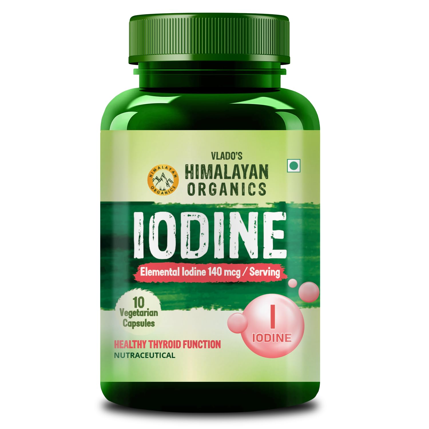 Vlado’s Himalayan Organics Iodine Supplement - 10 Veg Capsules-image-25
