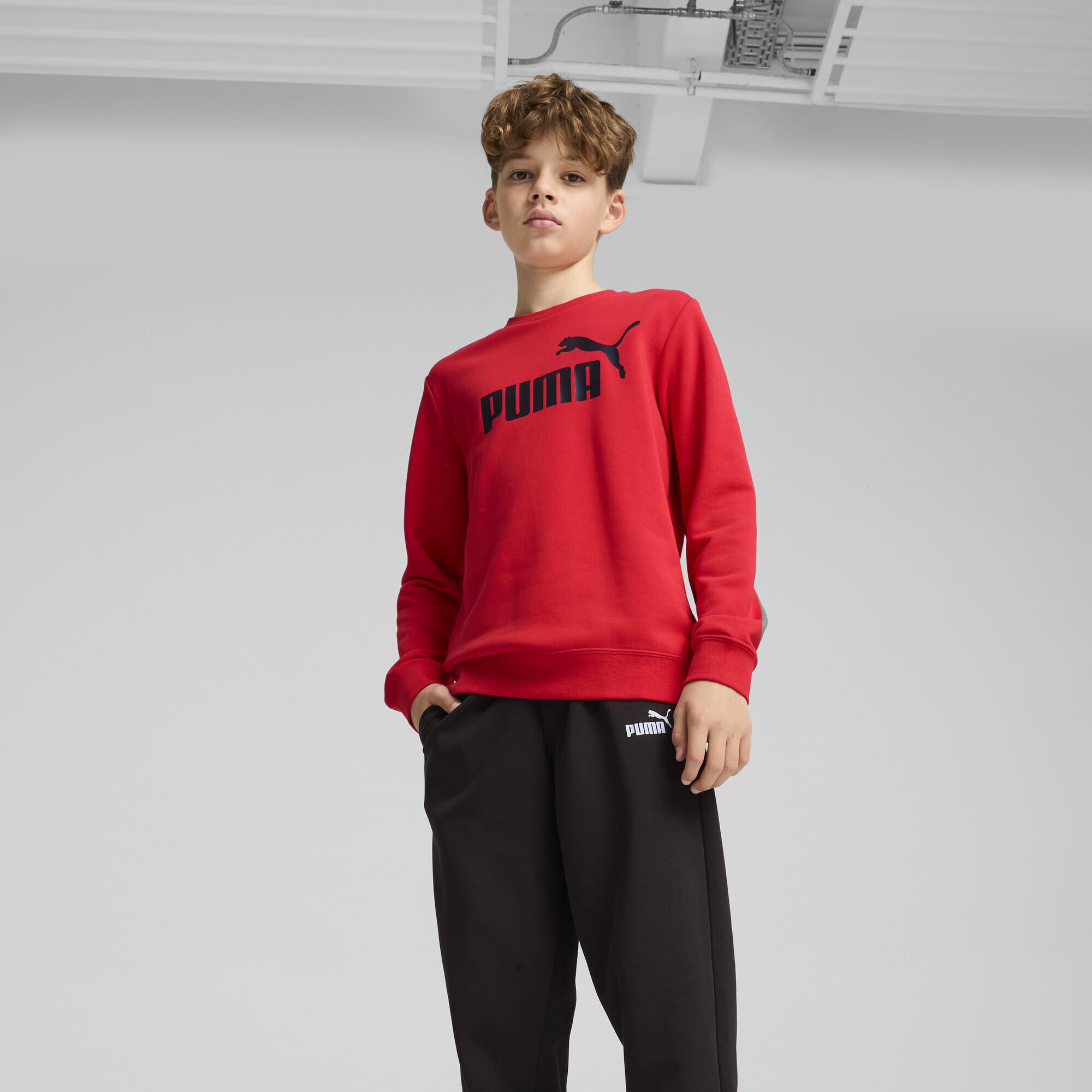 PUMA Bluza dresowa z logo ESS nr 1 TR B