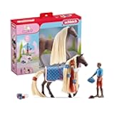 Schleich Horse Club Sofia's Beauties Horse Styling Playset with Figurines - 18-Piece Dream Horse Animal Riding Toy Set with Leo and Rocky, Brushable Hair for Boys and Girls, Gift for Kids Age 4+
