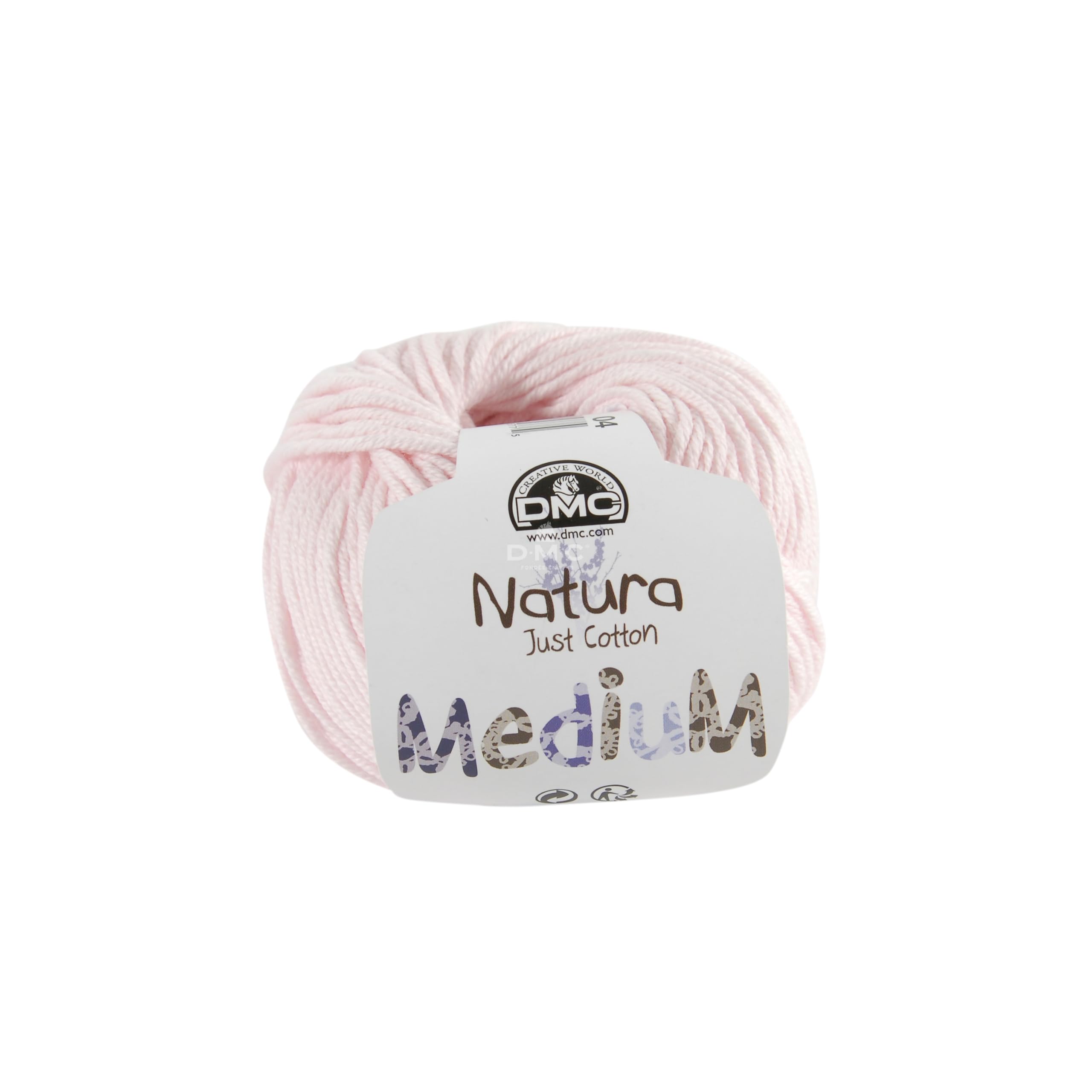 DMC Natura Medium Yarn, 100% Cotton, Colour (04), 50g
