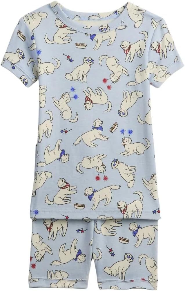 GAP Unisex Baby Short John Pajama Set