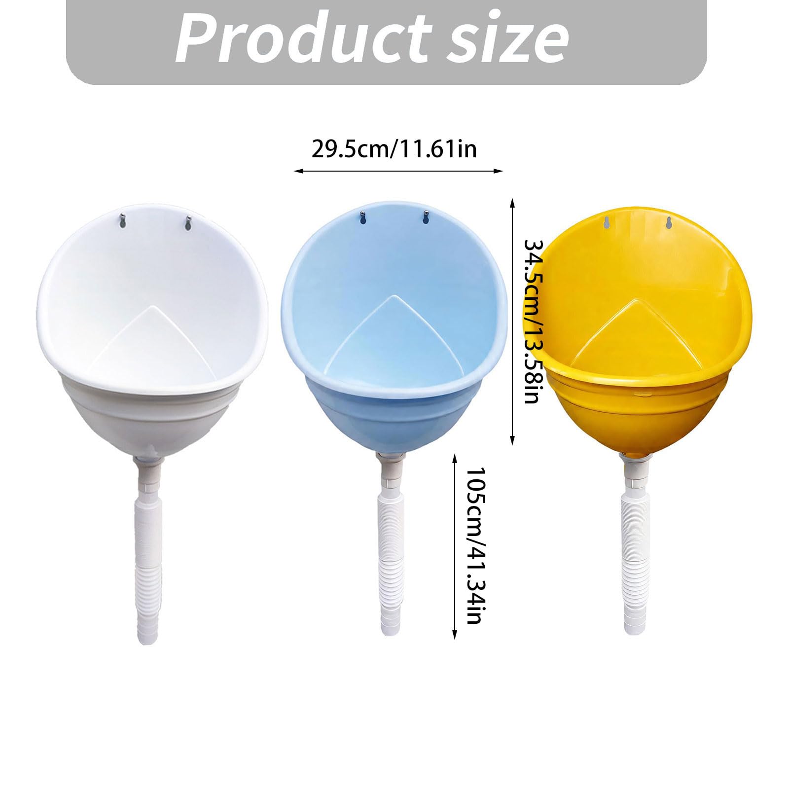 Urinoir de Pratique de Toilette à Domicile avec Structure, Blue