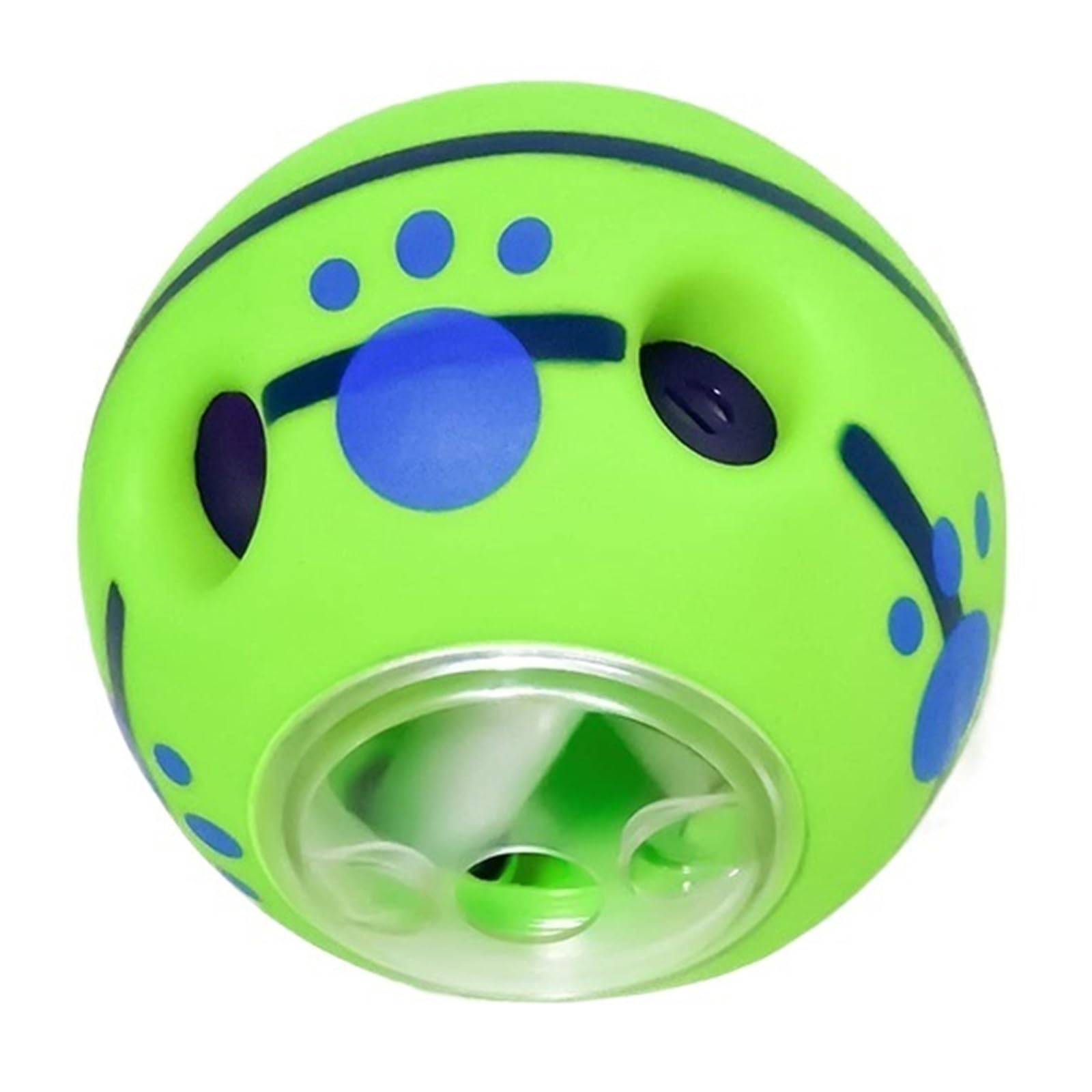 Generisch Interaktives Hundespielzeug, Futterspender, Leckerli, Haustierball, quietschendes Spielzeug(XL - Diameter 14cm)
