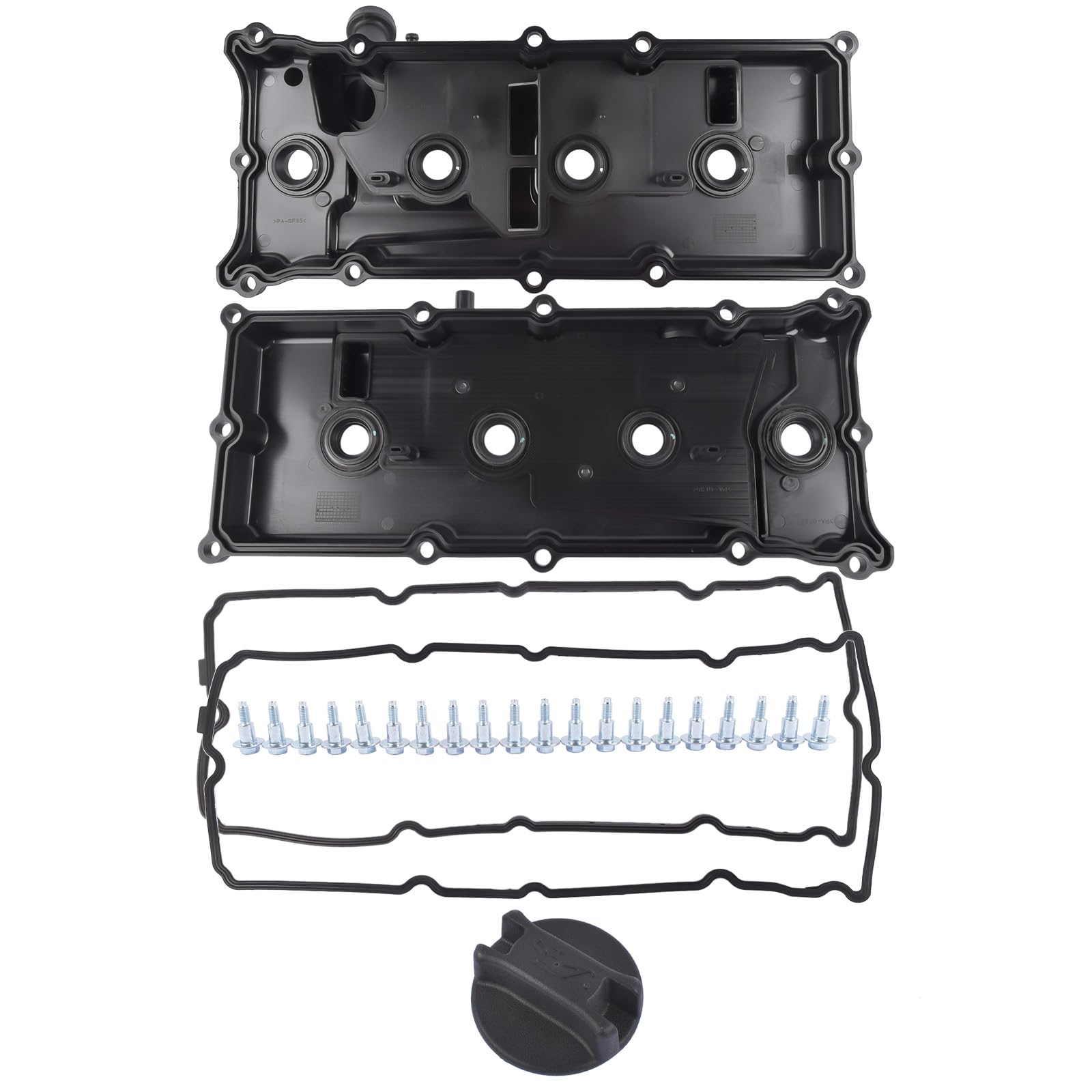 TEKKOAUTO Valve Cover Kit W/ Gasket, Cap & Bolts - Replacement For Nissan Titan Armada Pathfinder NV 5.6L V8 - View #5